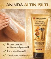 Nourishing Body Lotion with Golden Glitter Altın Işıltılı Besleyici Vücut Losyonu 200ml - Görsel 2