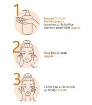 Sebum Control Sivilce Karşıtı %2 Salisilik Asit Yağsız Günlük Yüz Temizleme Jeli 350 ml - Görsel 3